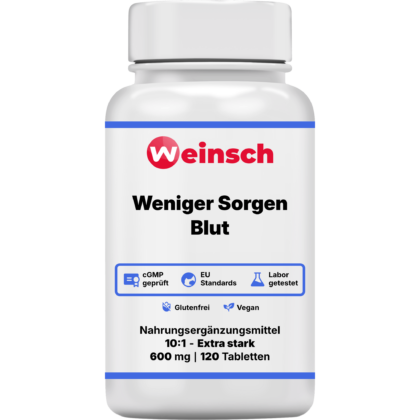 Weniger sorgen blut verpackung flasche.png