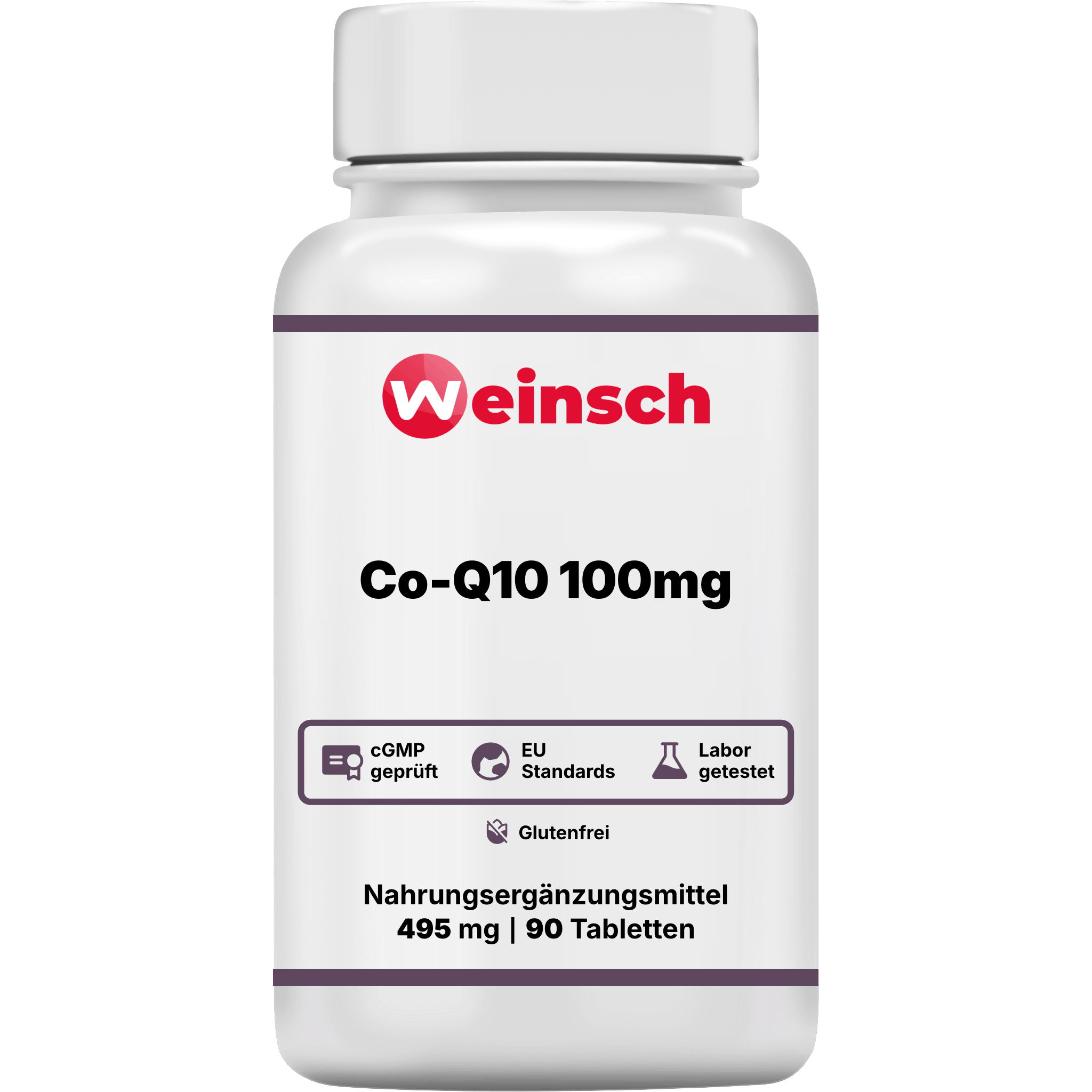Co q10 100mg verpackung flasche WHEDE.png