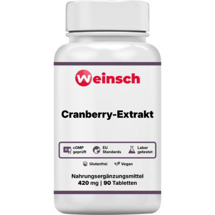 Cranberry extrakt verpackung flasche WHEDE.png