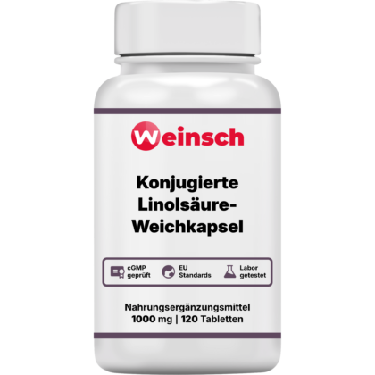 Konjugierte linols ure weichkapsel verpackung flasche WHEDE.png