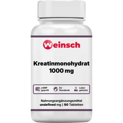 Kreatinmonohydrat 1000 mg verpackung flasche WHEDE.png