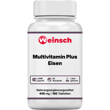 Multivitamin plus eisen verpackung flasche WHEDE.png