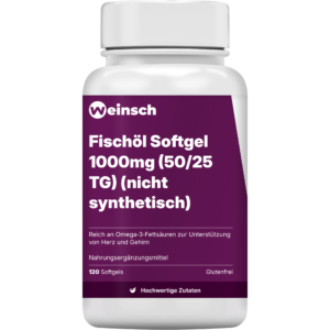 Fischöl Softgel 1000mg (50/25 TG) (nicht synthetisch)