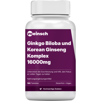 Ginkgo biloba und korean ginseng komplex 16000mg verpackung flasche 1.png