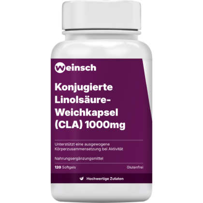 Konjugierte linols ure weichkapsel cla 1000mg verpackung flaschek.png