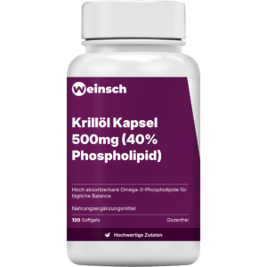 Krillöl Kapsel 500mg (40% Phospholipid)