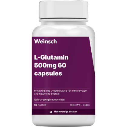 L glutamin 500mg 60 capsules verpackung flasche.png