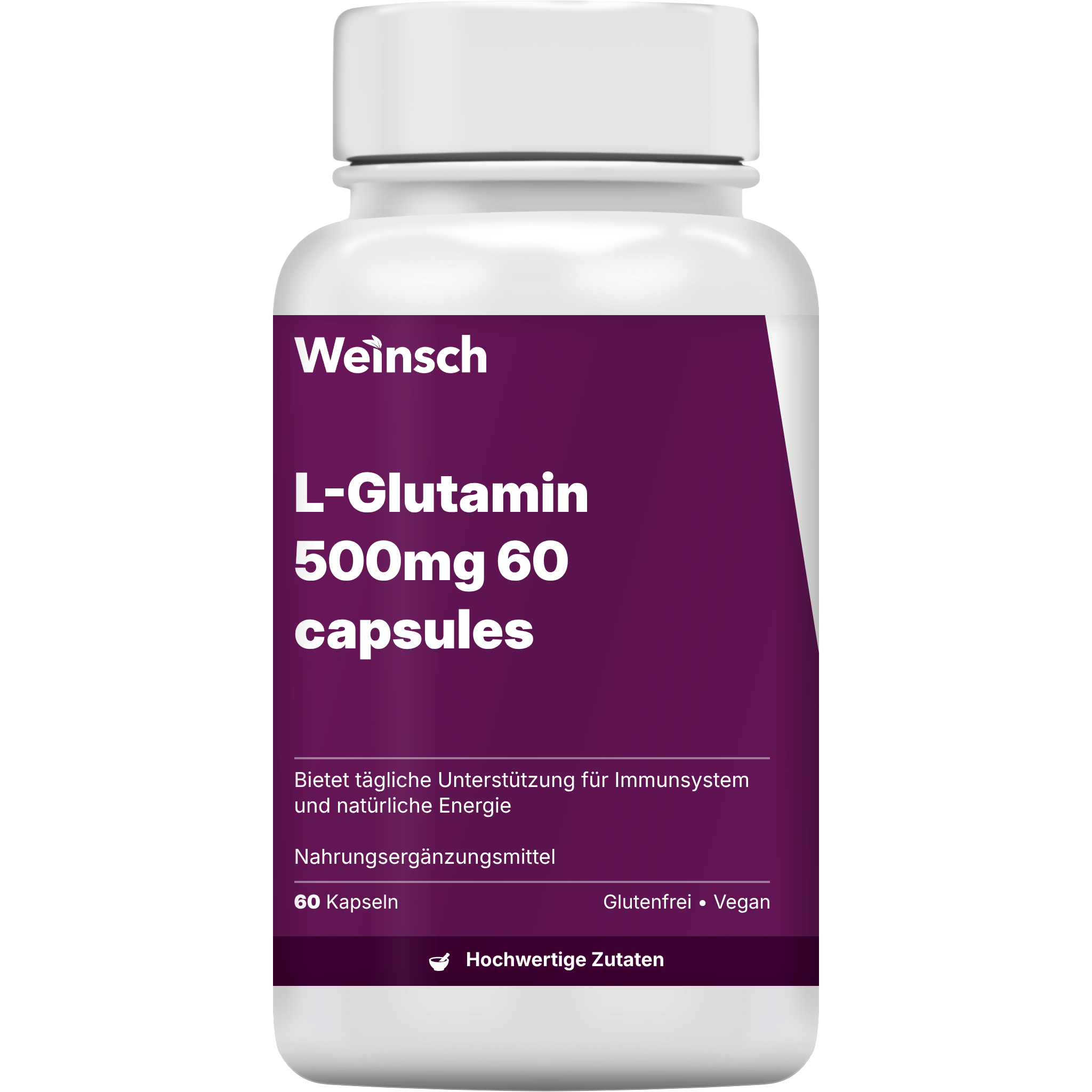 L-Glutamin 500mg 60 capsules