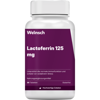 Lactoferrin 125 mg verpackung flasche.png