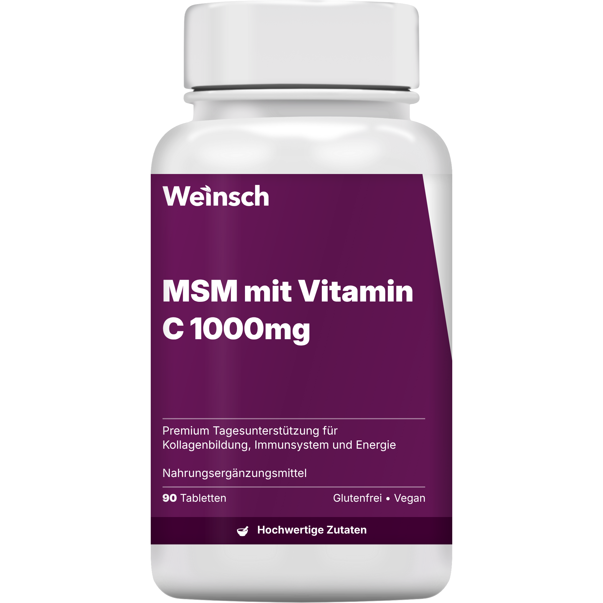 Msm mit vitamin c 1000mg verpackung flasche.png