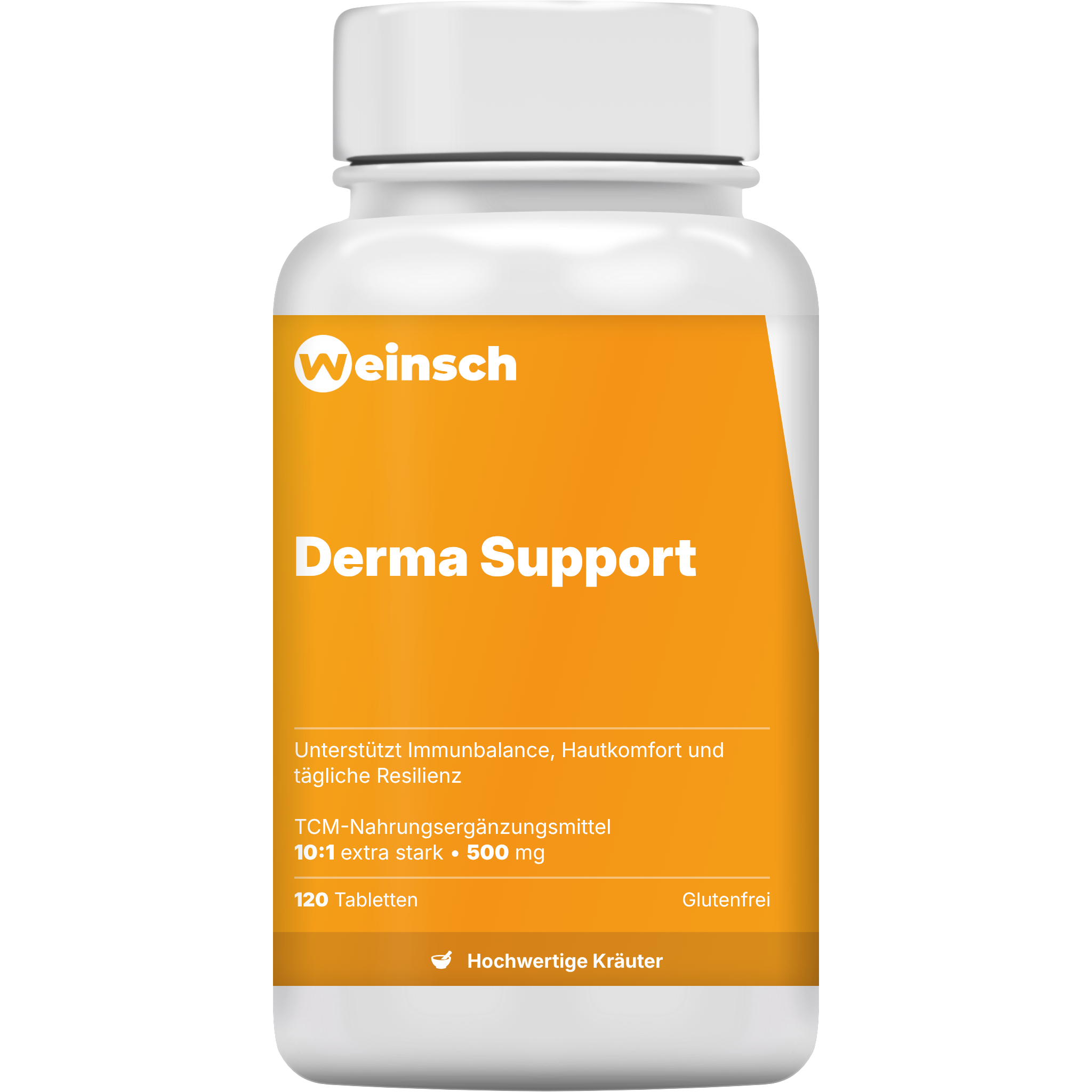 Derma support verpackung flasche wei.png