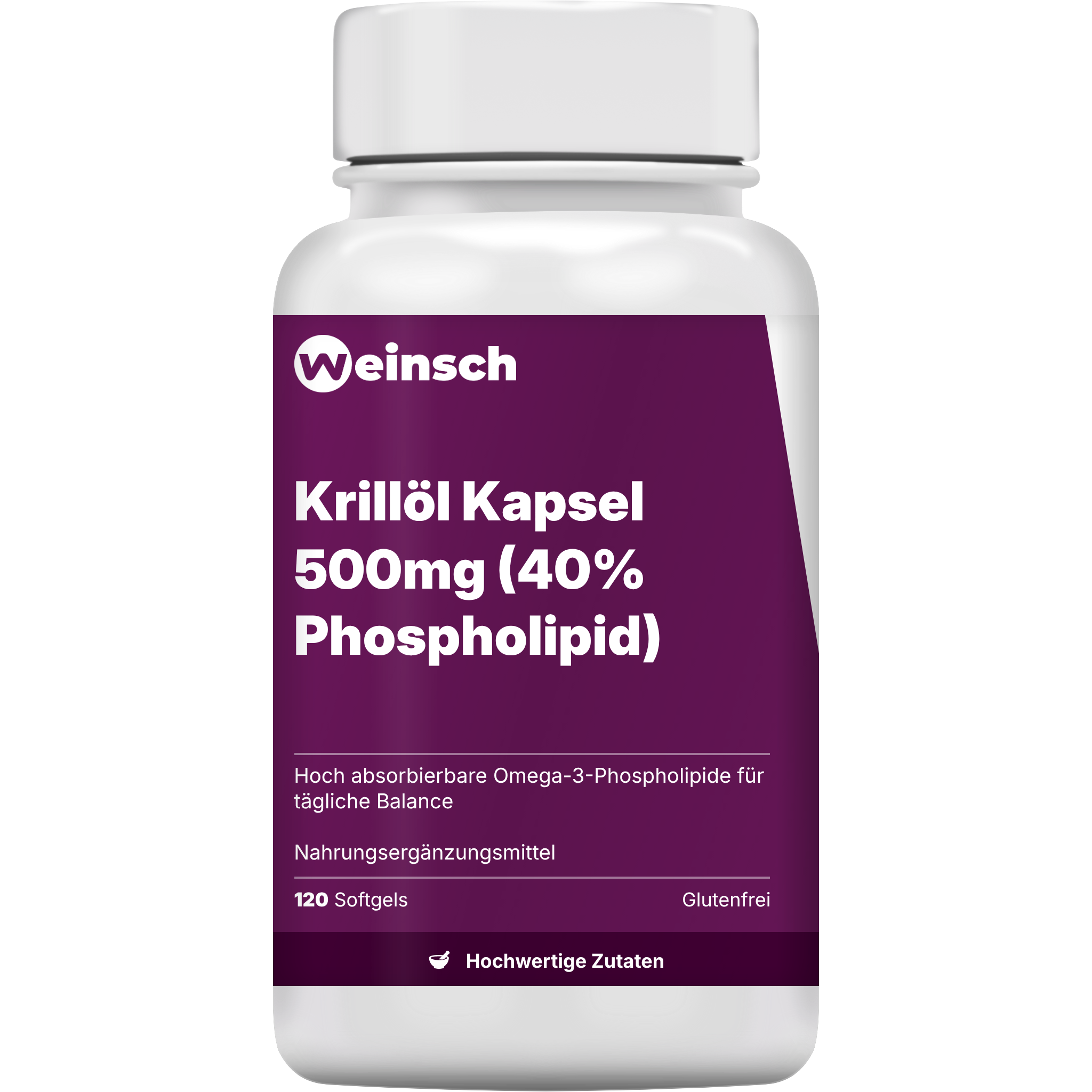 Krillöl Kapsel 500mg (40% Phospholipid)