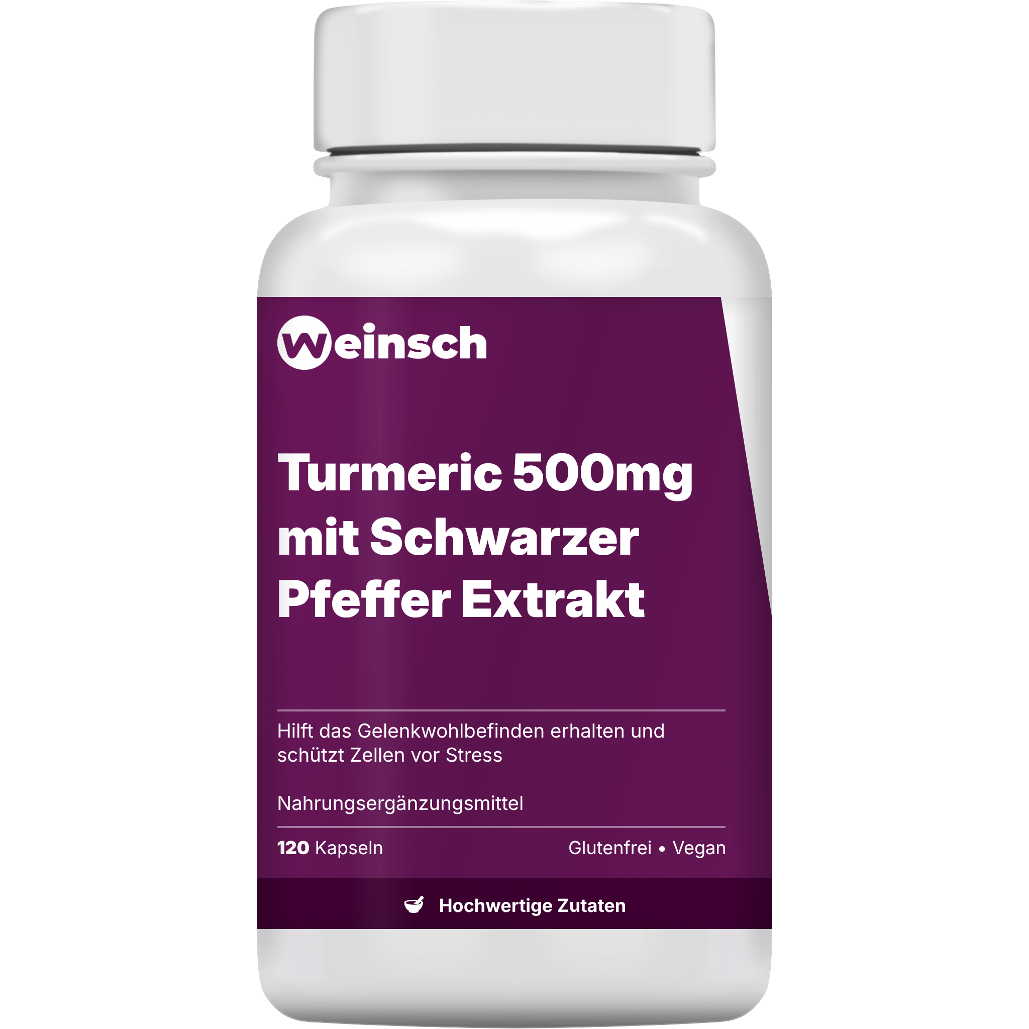Turmeric 500mg mit Schwarzer Pfeffer Extrakt